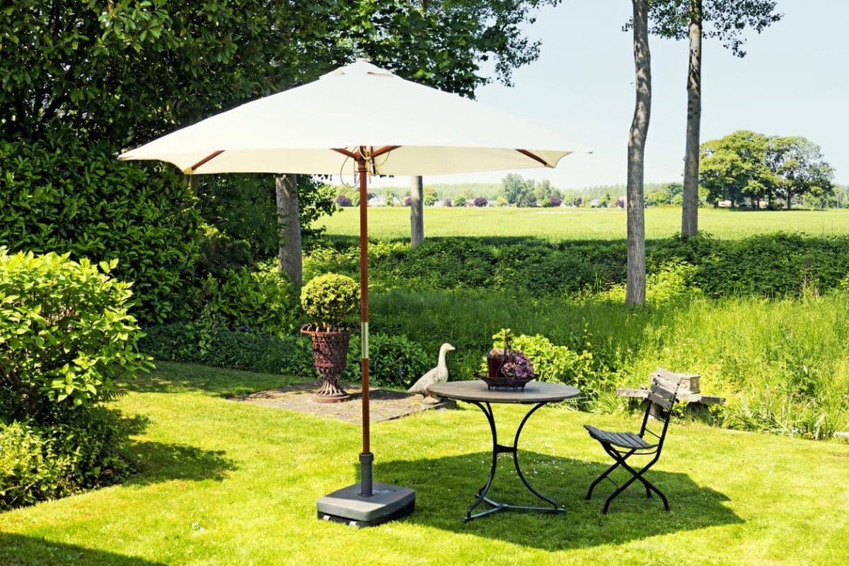 L’utilisation de la protection solaire pour protéger le jardin